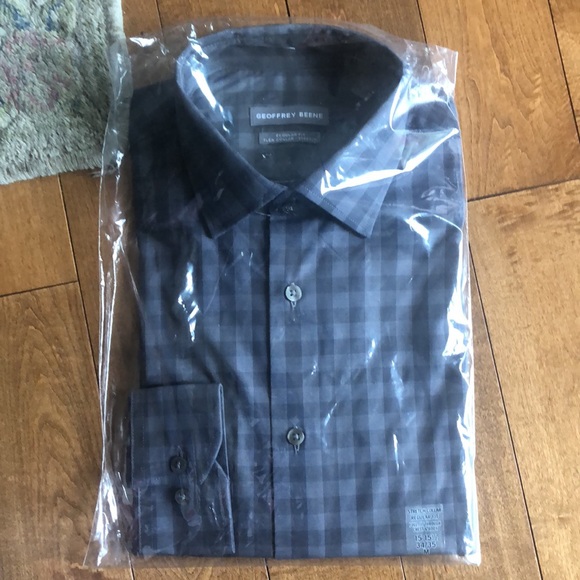 NWT Geoffrey Beene Regular-Fit Stretch Flex Shirt - Picture 2 of 6